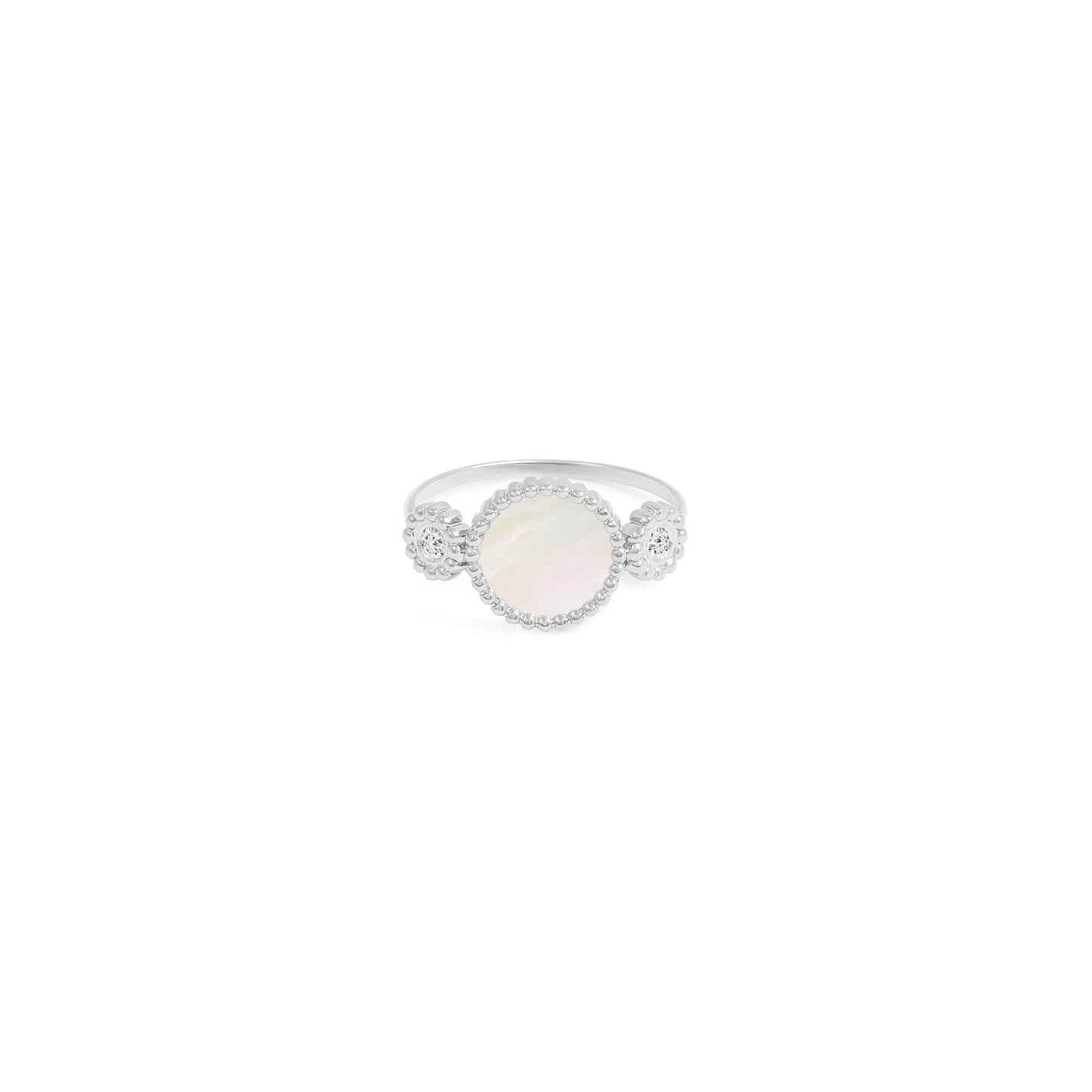 Bague Nuances Trio - Or blanc