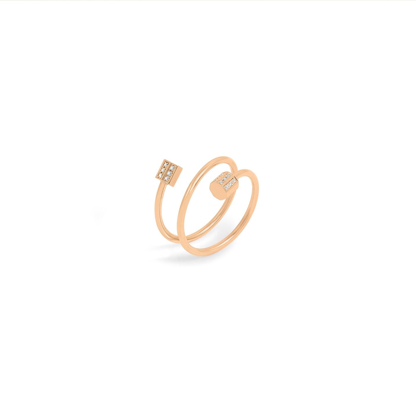 Bague P 22 Double tour - Or 18 carats