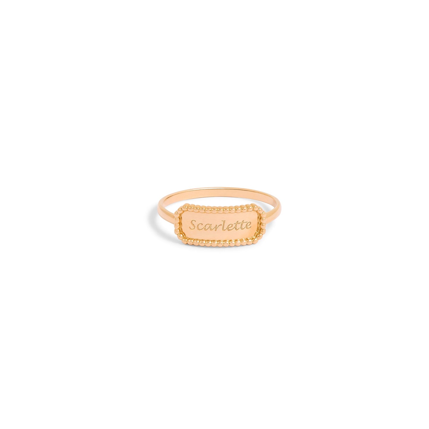 Bague gourmette - Or 18 carats