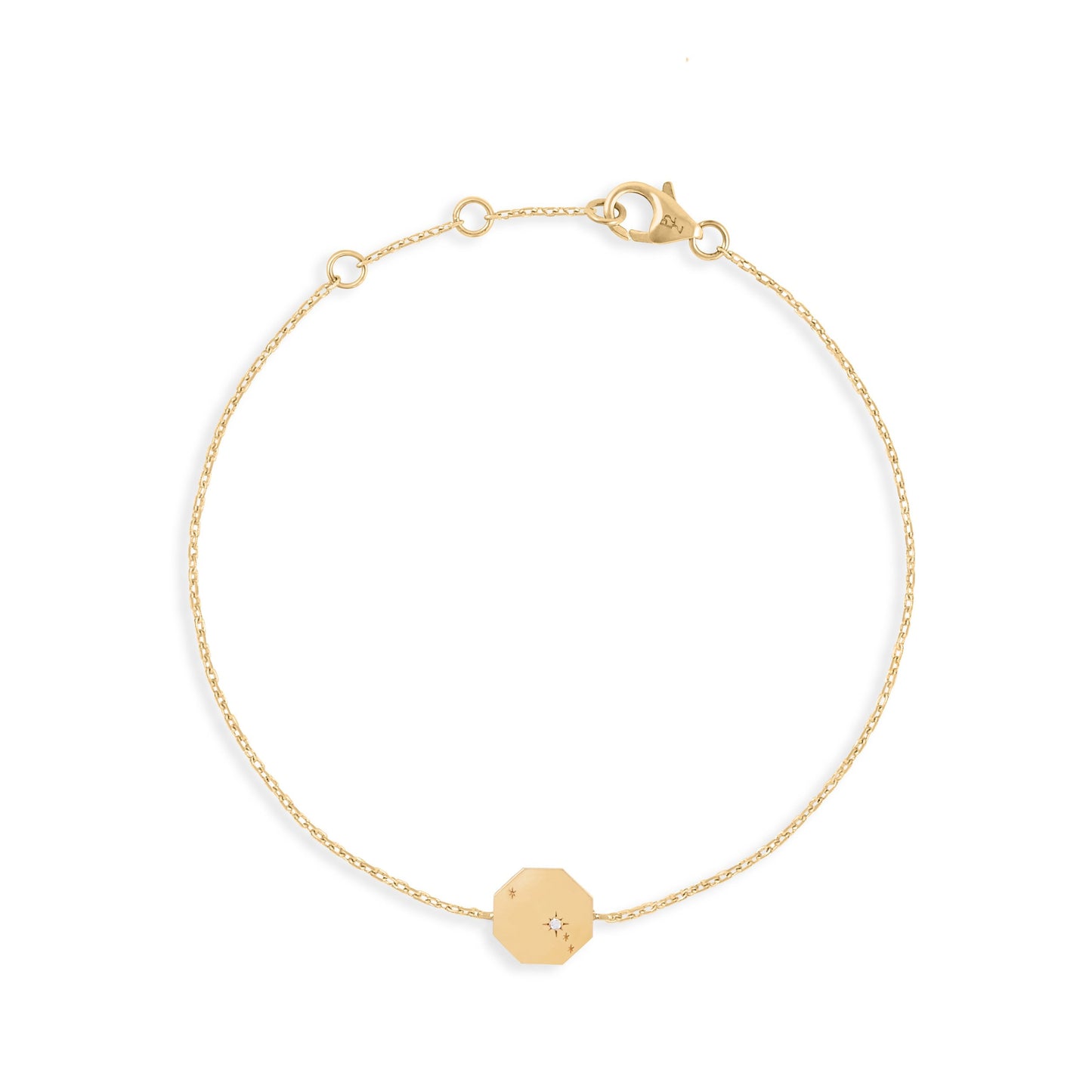 Bracelet Constellations - Or 18 carats et diamant
