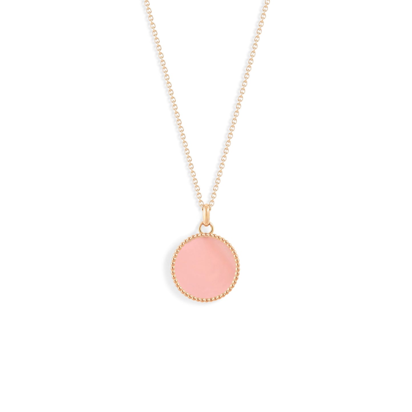 Médaille Nuances opale rose - Or rose 18 carats