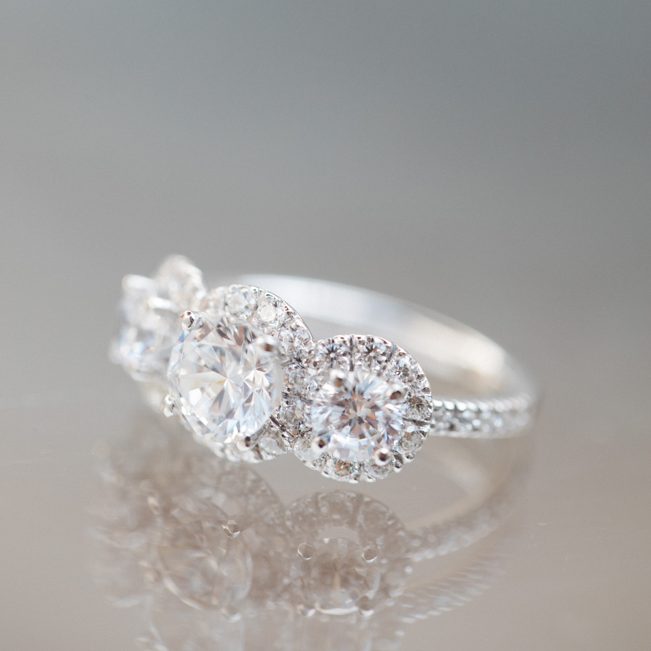 Bague trilogie Orion - Or 18 carats et diamants