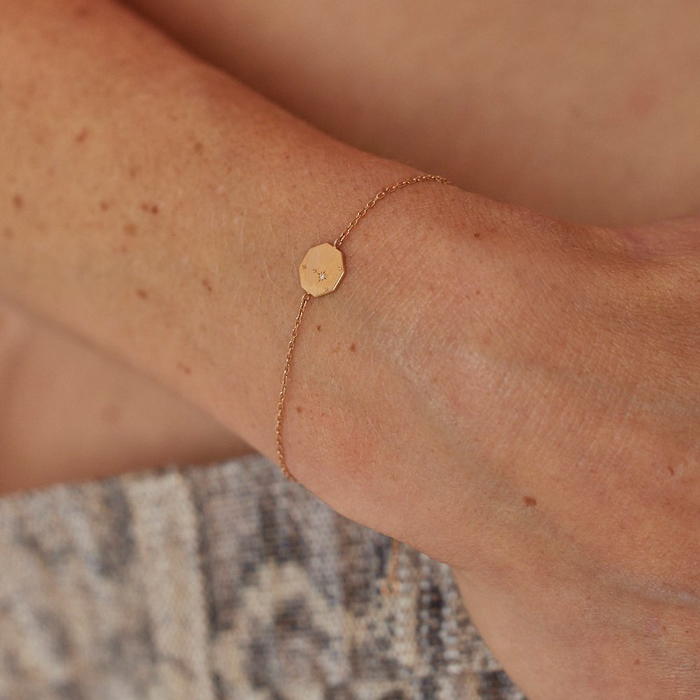 Bracelet Constellations - Or 18 carats et diamant