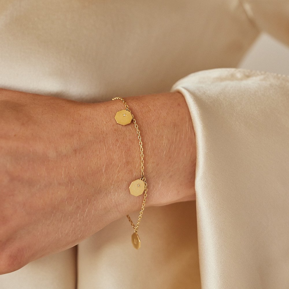 Bracelet Pampilles Mini Éternité - Or 18 carats et diamants