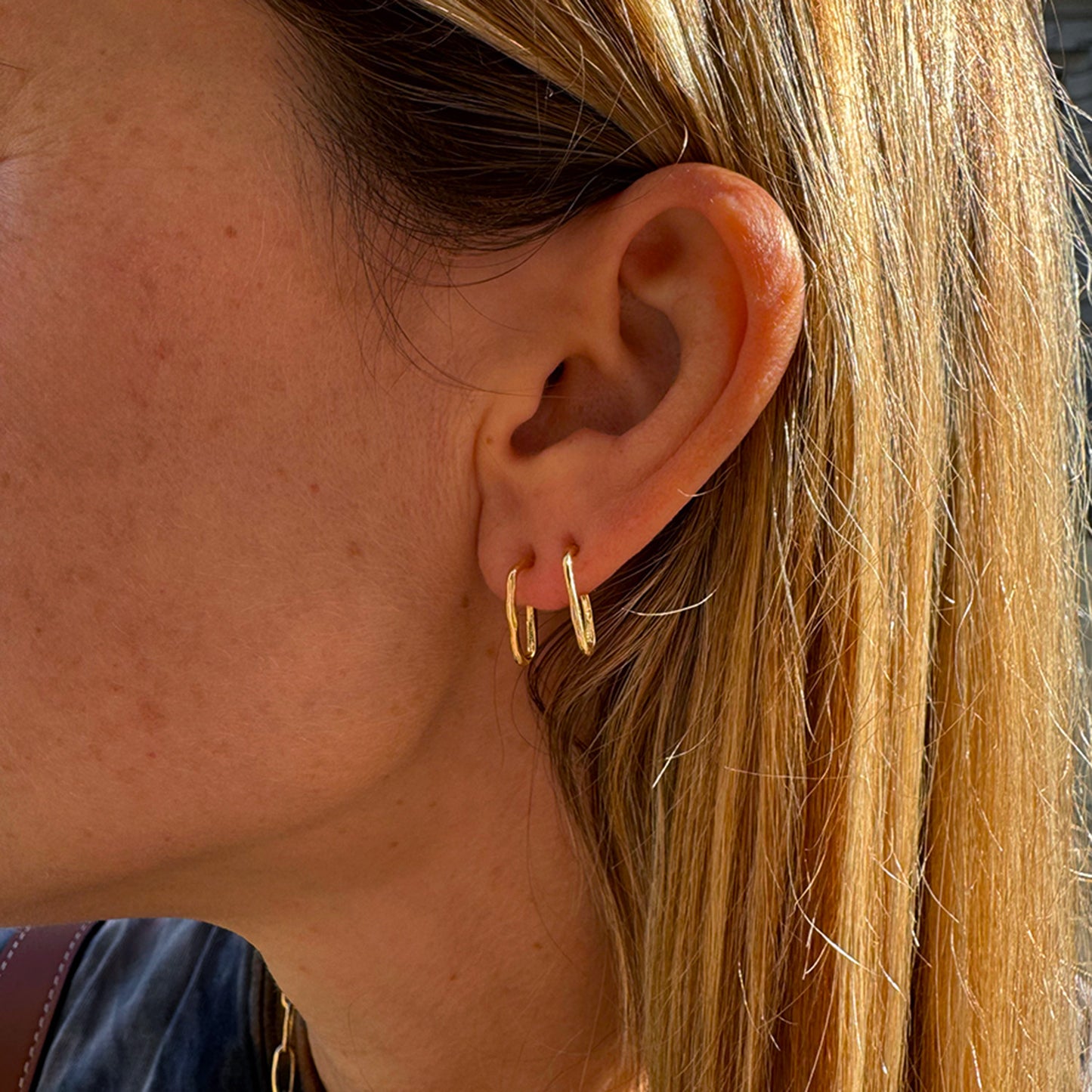 Boucle d'oreille Maillons