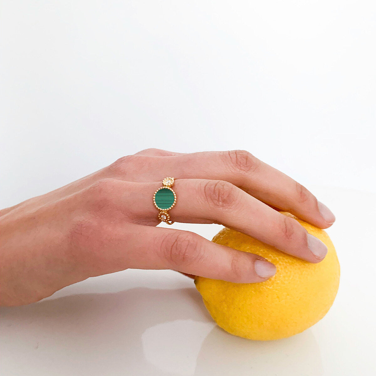 Bague Nuances Trio - Or blanc