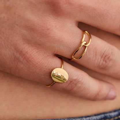 Bague Maillons - Or 18 carats