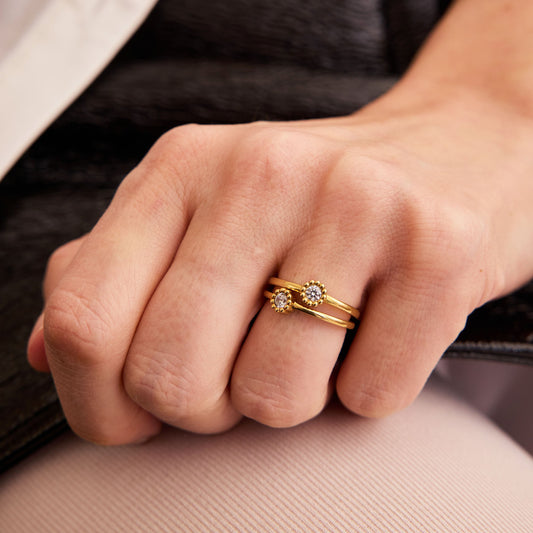 Bague Marguerite - Or jaune