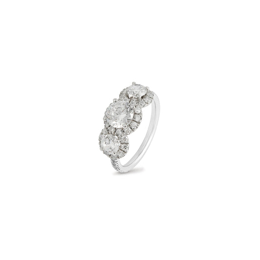 Bague trilogie Orion - Or 18 carats et diamants
