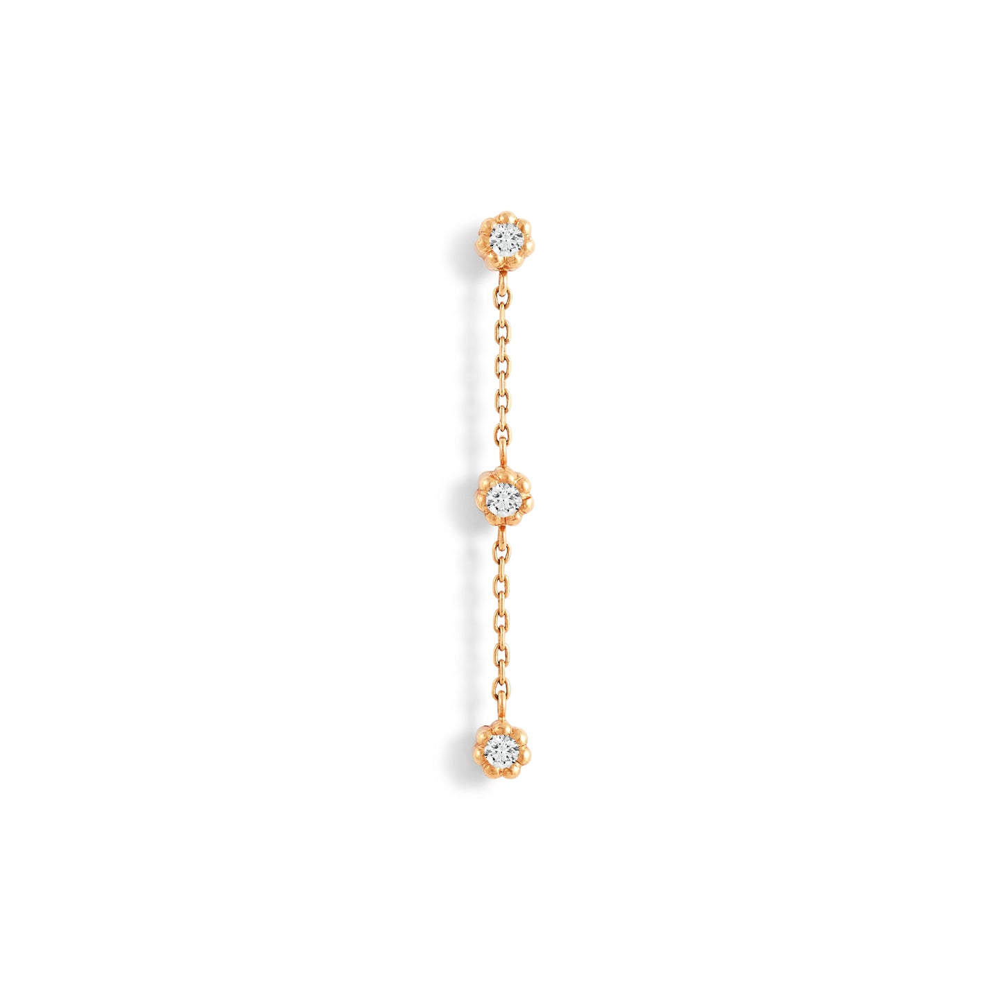 Boucle d'oreille pendante Mini Marguerite