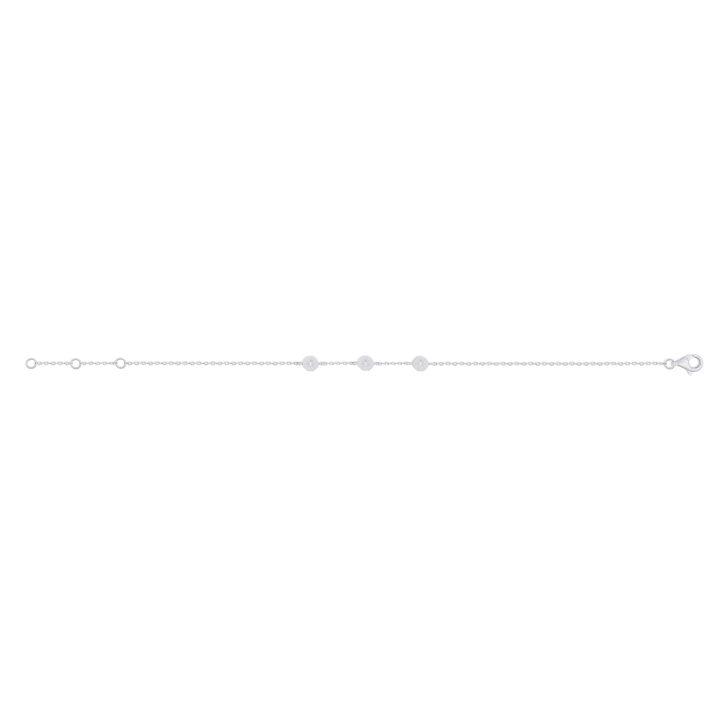 Bracelet Éternité - Or 18 carats et diamant