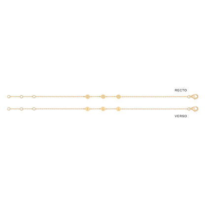 Bracelet Éternité - Or 18 carats et diamant