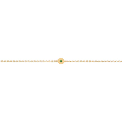 Bracelet Éternité - Émeraude