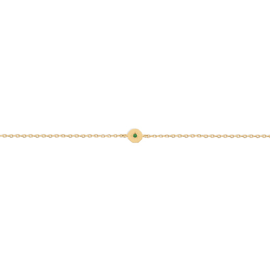 Bracelet Éternité - Émeraude