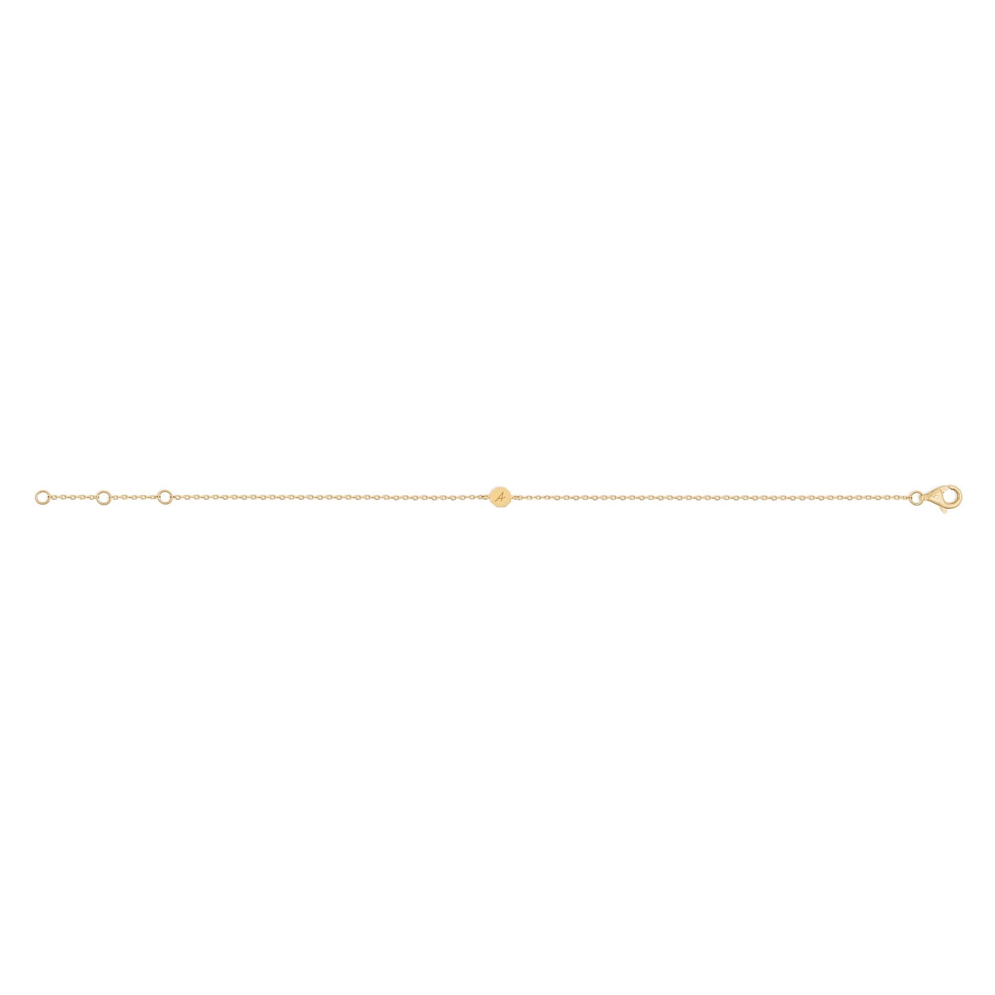 Bracelet Initiale - Or 18 carats