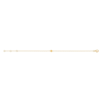Bracelet Initiale - Or 18 carats