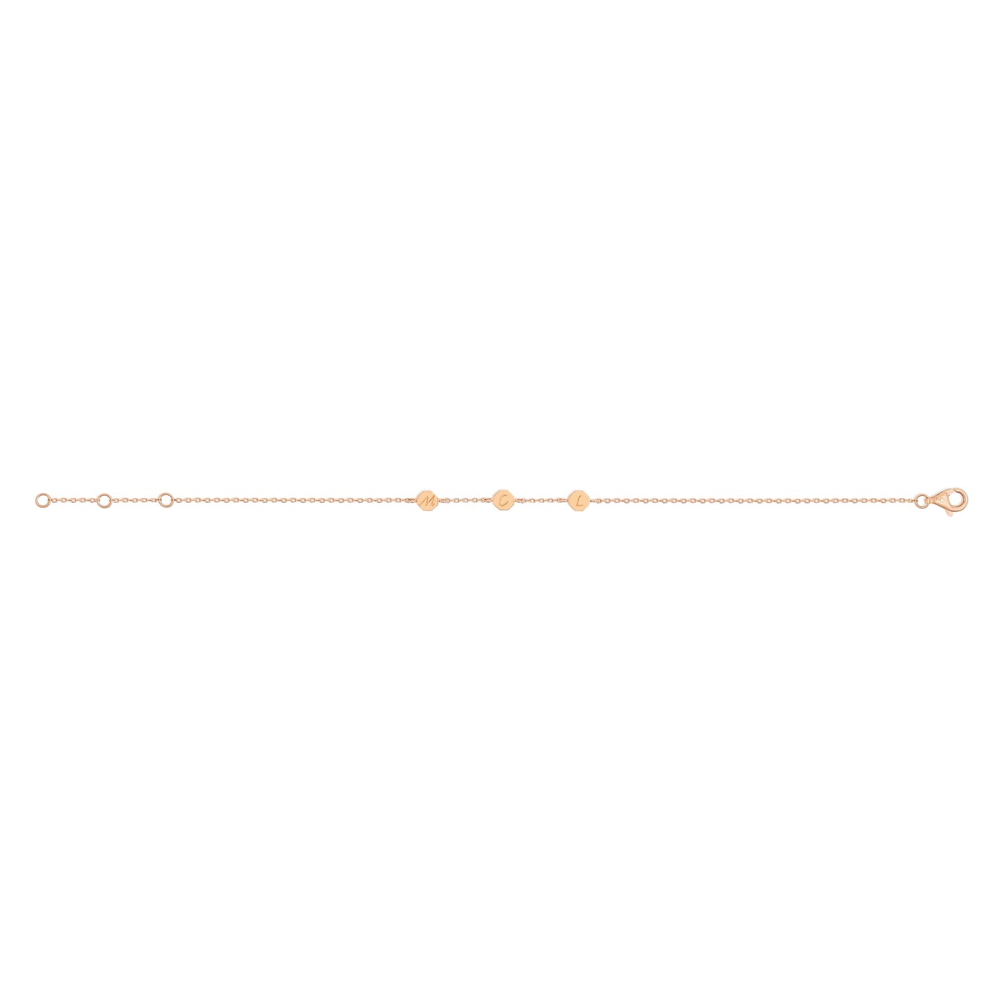 Bracelet Initiale - Or 18 carats