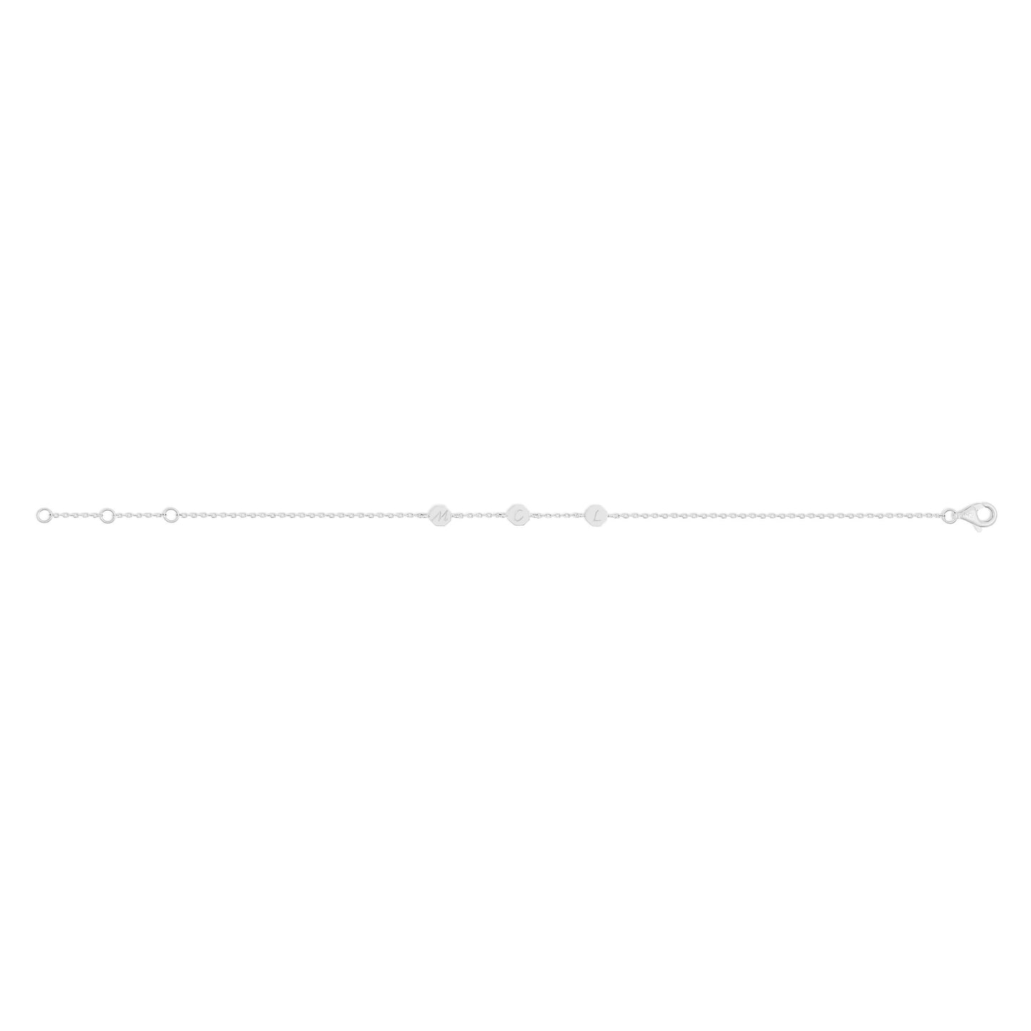 Bracelet Initiale - Or 18 carats