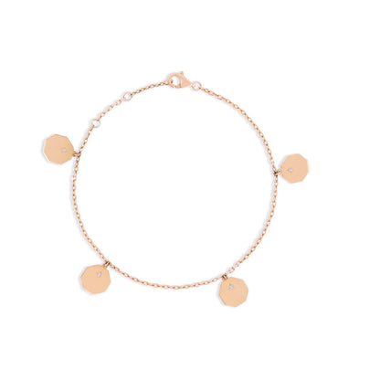 Bracelet Pampilles Mini Éternité - Or 18 carats et diamants