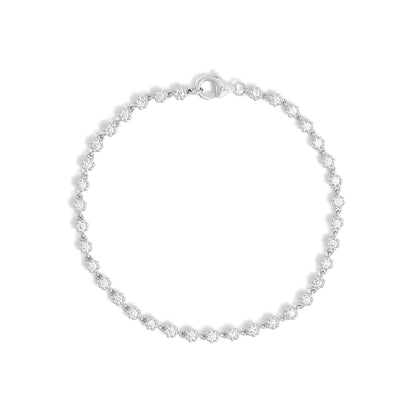 Bracelet Rivière Mini Marguerite - Or 18 carats et diamants