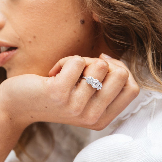 Bague trilogie Orion - Or 18 carats et diamants