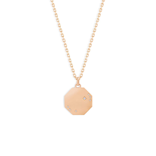 Médaille Constellations - Or rose