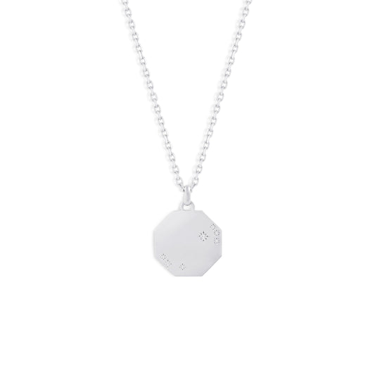Médaille Constellations - Or blanc
