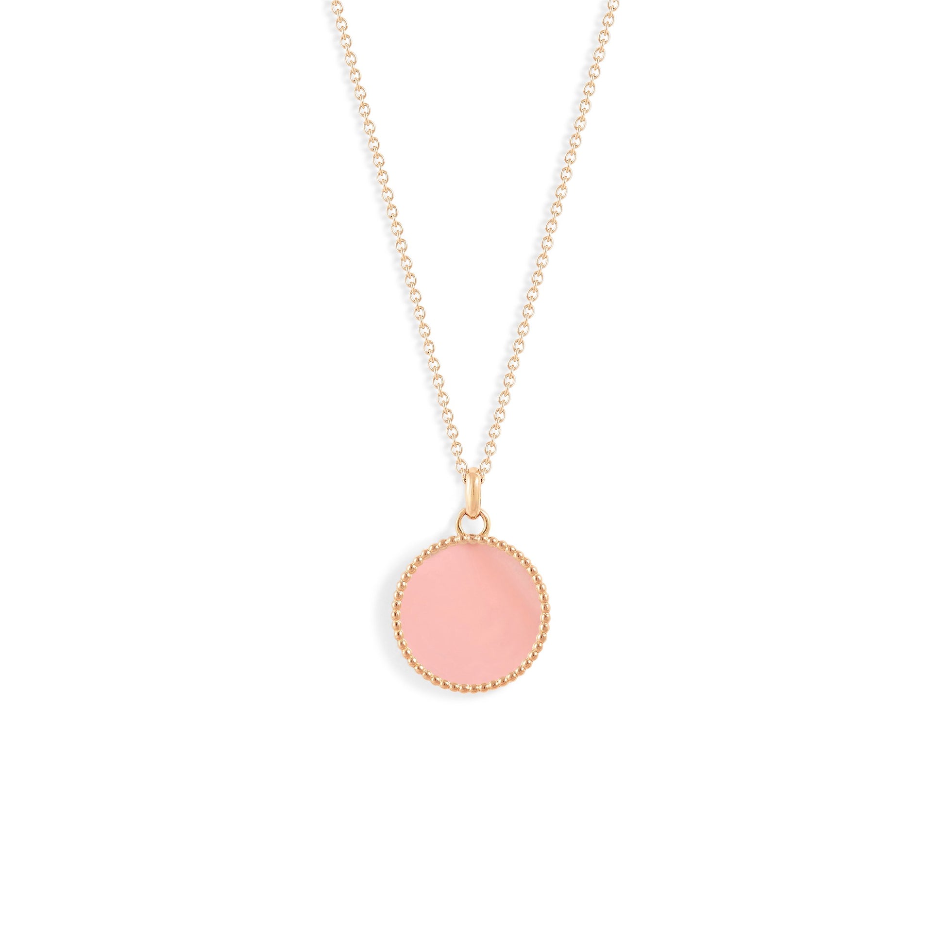 Médaille Nuances opale rose - Or rose 18 carats