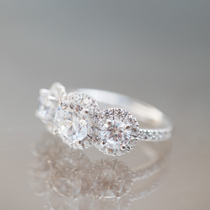 Bague trilogie Orion - Or 18 carats et diamants