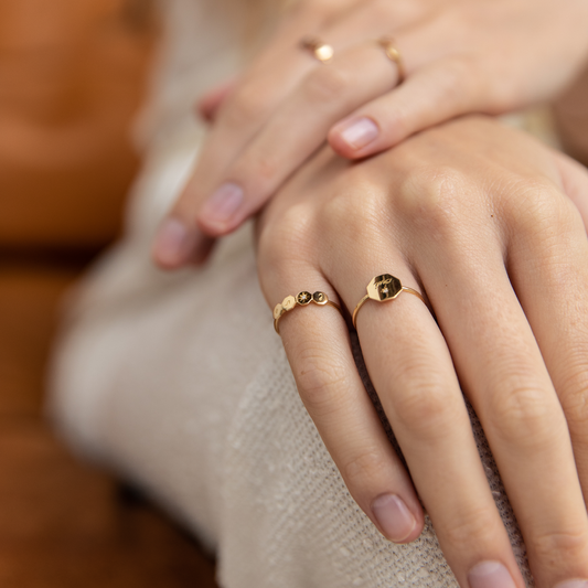 Bague Twist - Or rose
