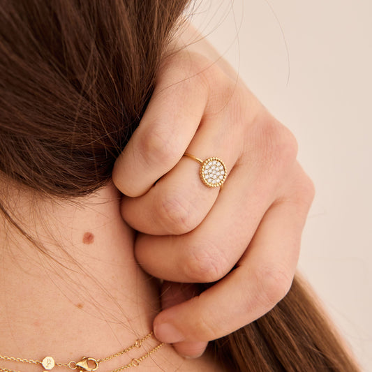 Bague Nuances Diamants - Or 18 carats et diamants